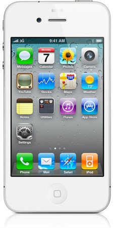 Смартфон APPLE iPhone 4 8GB White - Черногорск