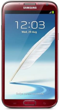 Смартфон Samsung Galaxy Note 2 GT-N7100 Red - Черногорск